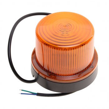 2 469 р. Маяк импульсный 1224V светодиодный стационарный желтый MEGAPOWER MEGAPOWER 370-34-003  с доставкой в г. Керчь. Увеличить фотографию 1
