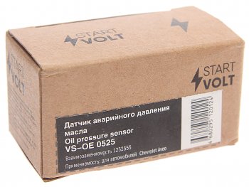232 р. Датчик давления масла CHEVROLET Cruze (09-) STARTVOLT STARTVOLT vs-oe0525  с доставкой в г. Керчь. Увеличить фотографию 3