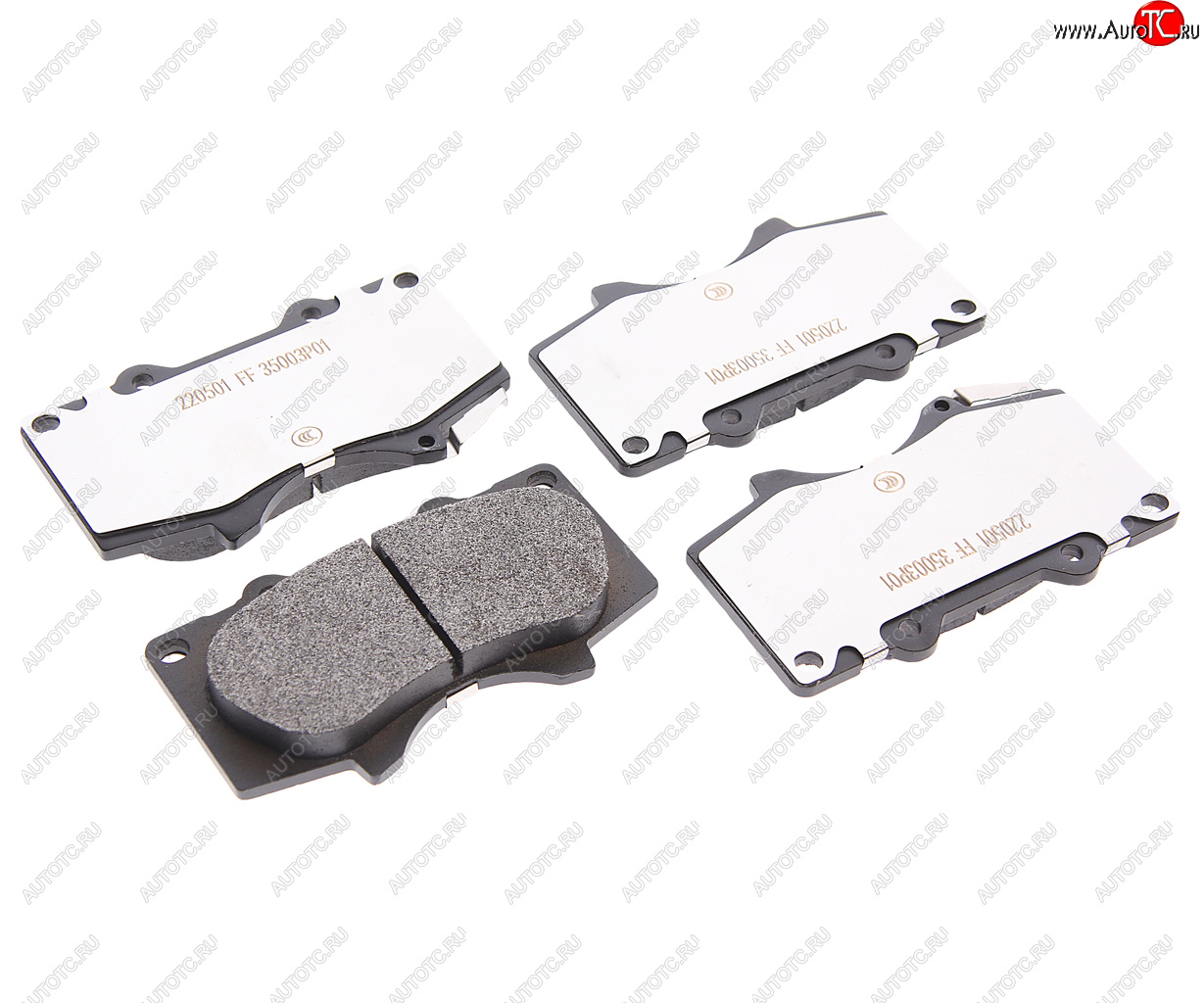 5 599 р. Колодки тормозные JAC T6 передние (4шт.) OE JAC 3501100200p3010-am001 JAC 3501100200p3010-am001  с доставкой в г. Керчь