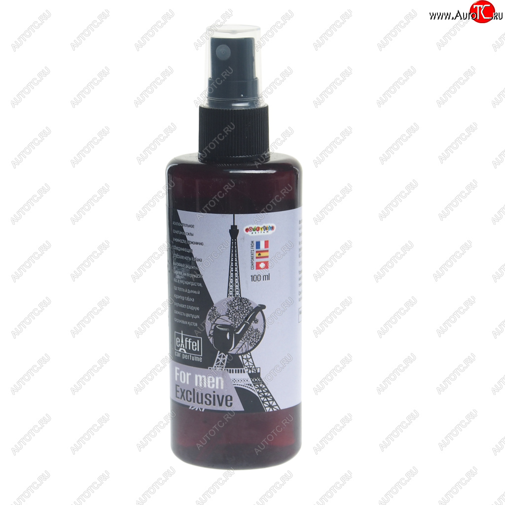 127 р. Ароматизатор спрей (for men exclusive) 100мл Eiffel Tobacco FOUETTE FOUETTE ef-06  с доставкой в г. Керчь
