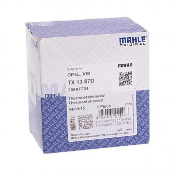 1 999 р. Термостат VW Golf (77-),Passat (73-97) AUDI 80 (73-96) VOLVO V40 (95-99) (87град.) MAHLE MAHLE tx1387d  с доставкой в г. Керчь. Увеличить фотографию 3