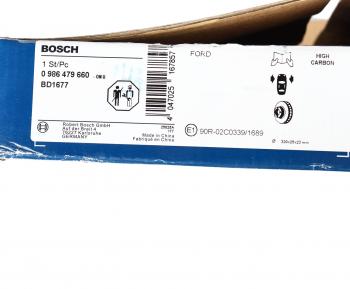 6 499 р. Диск тормозной FORD Focus (04-),Kuga,Transit (13-) передний вентилируемый (1шт.) BOSCH BOSCH 0986479660  с доставкой в г. Керчь. Увеличить фотографию 7