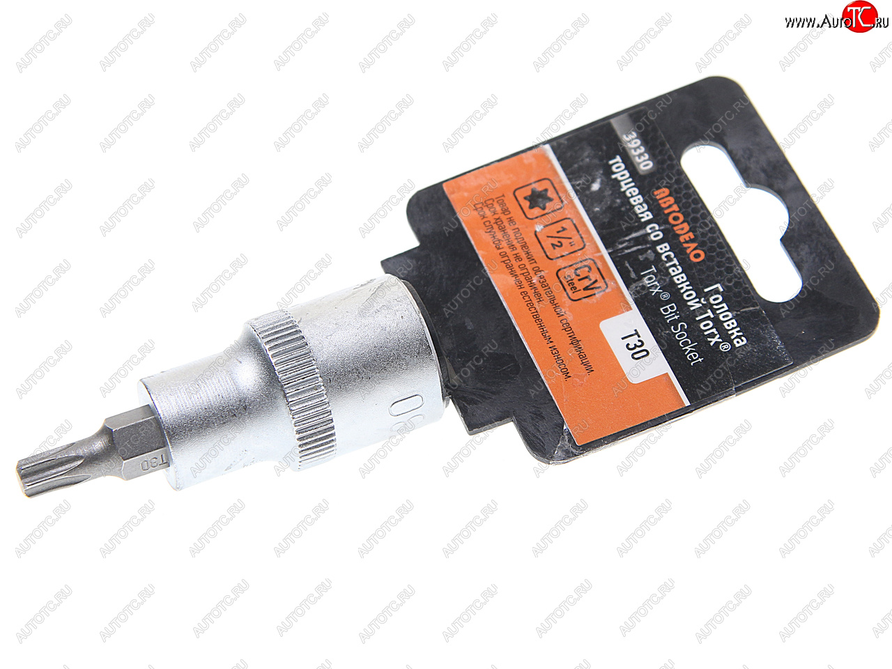 116 р. Бита-головка 1/2 TORX T30х55мм с держателем АВТОДЕЛО АВТОДЕЛО 39330 АВТОДЕЛО 39330  с доставкой в г. Керчь