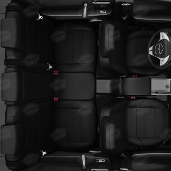 8 549 р. Авточехлы SKODA Rapid (12-) VW Polo (20-) задняя спинка 40x60 экокожа черные комплект AVTOLIDER AVTOLIDER vw28-0104-ec01  с доставкой в г. Керчь. Увеличить фотографию 8