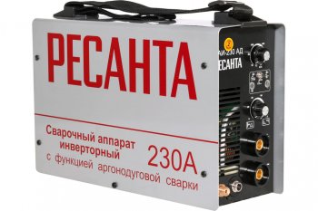 38 799 р. Аппарат сварочный 6.9кВт 10-220А d=2.0-5.0 180-240В инвертор аргонодуговой РЕСАНТА РЕСАНТА ресанта саи 230 ад  с доставкой в г. Керчь. Увеличить фотографию 6