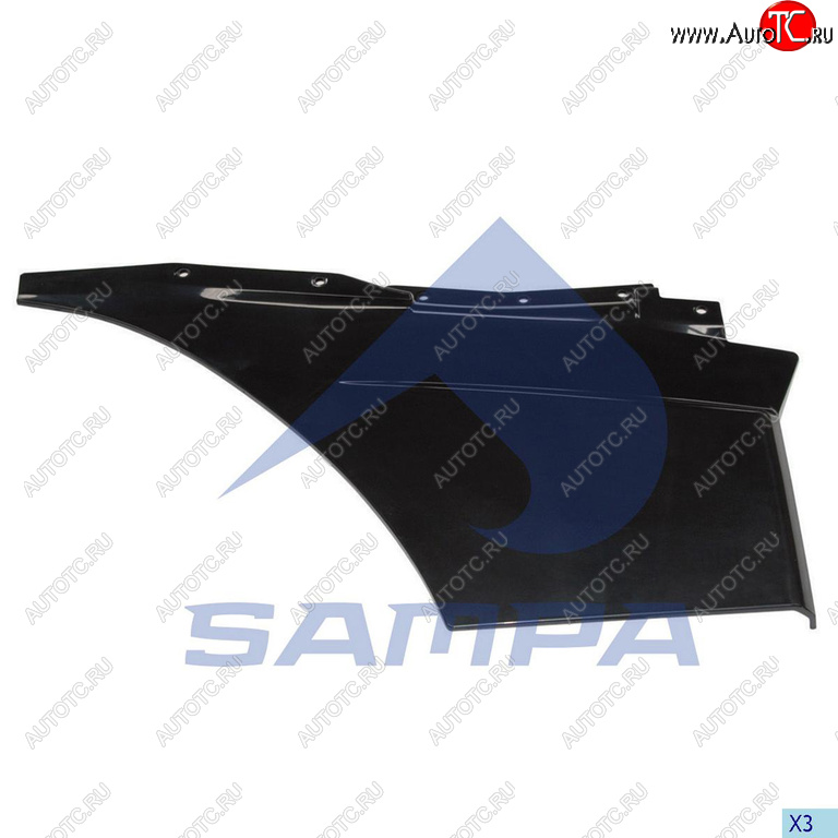 3 389 р. Накладка VOLVO FH 1V двери нижняя правая SAMPA SAMPA 18300091  с доставкой в г. Керчь