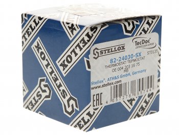 1 599 р. Термостат MERCEDES (OM906LA,926LA,442,443) (83град.) с прокладкой STELLOX STELLOX 82-24030-sx  с доставкой в г. Керчь. Увеличить фотографию 3