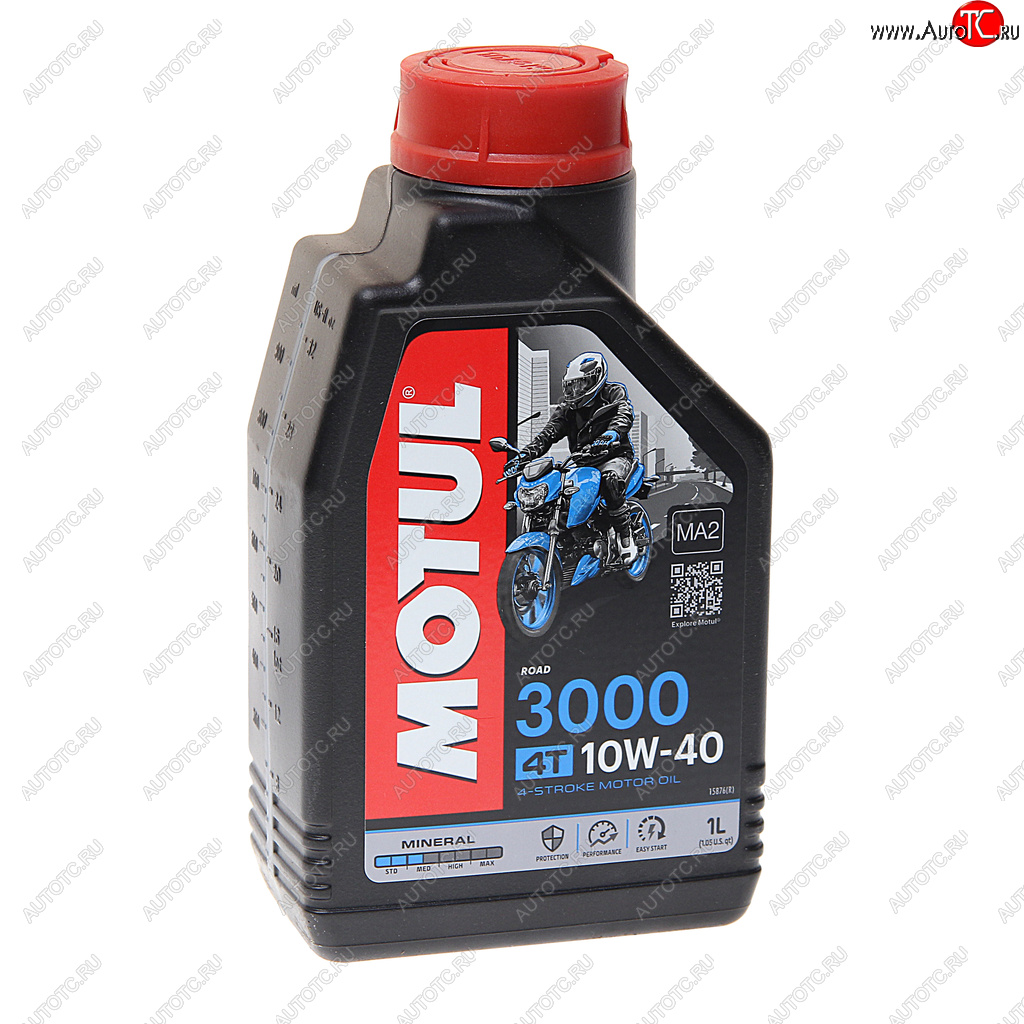 1 149 р. Масло моторное для 4-х тактных двигателей 3000 10W40 мин.1л MOTUL MOTUL 107672  с доставкой в г. Керчь