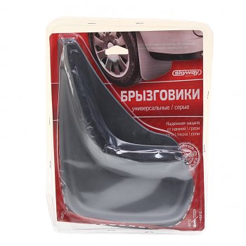 529 р. Брызговик универсальный серебристый комплект 2шт. SKYWAY SKYWAY s05201002  с доставкой в г. Керчь. Увеличить фотографию 1