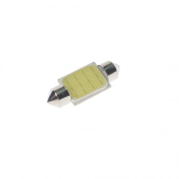 32 р. Лампа светодиодная 12V C10W SV8.5-8 36мм 6000K COB White MEGA ELECTRIC MEGA ELECTRIC 90136  с доставкой в г. Керчь. Увеличить фотографию 1