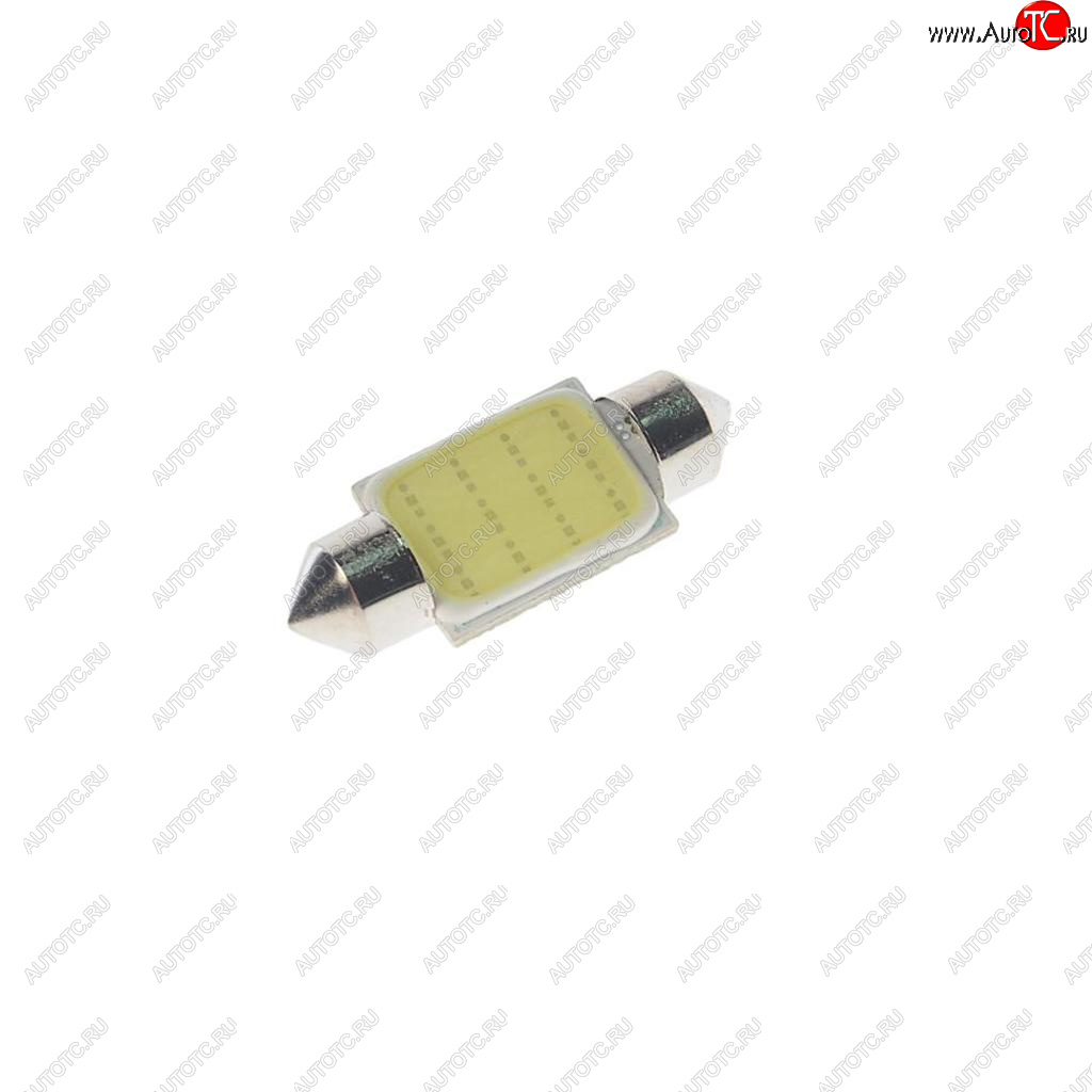 32 р. Лампа светодиодная 12V C10W SV8.5-8 36мм 6000K COB White MEGA ELECTRIC MEGA ELECTRIC 90136  с доставкой в г. Керчь