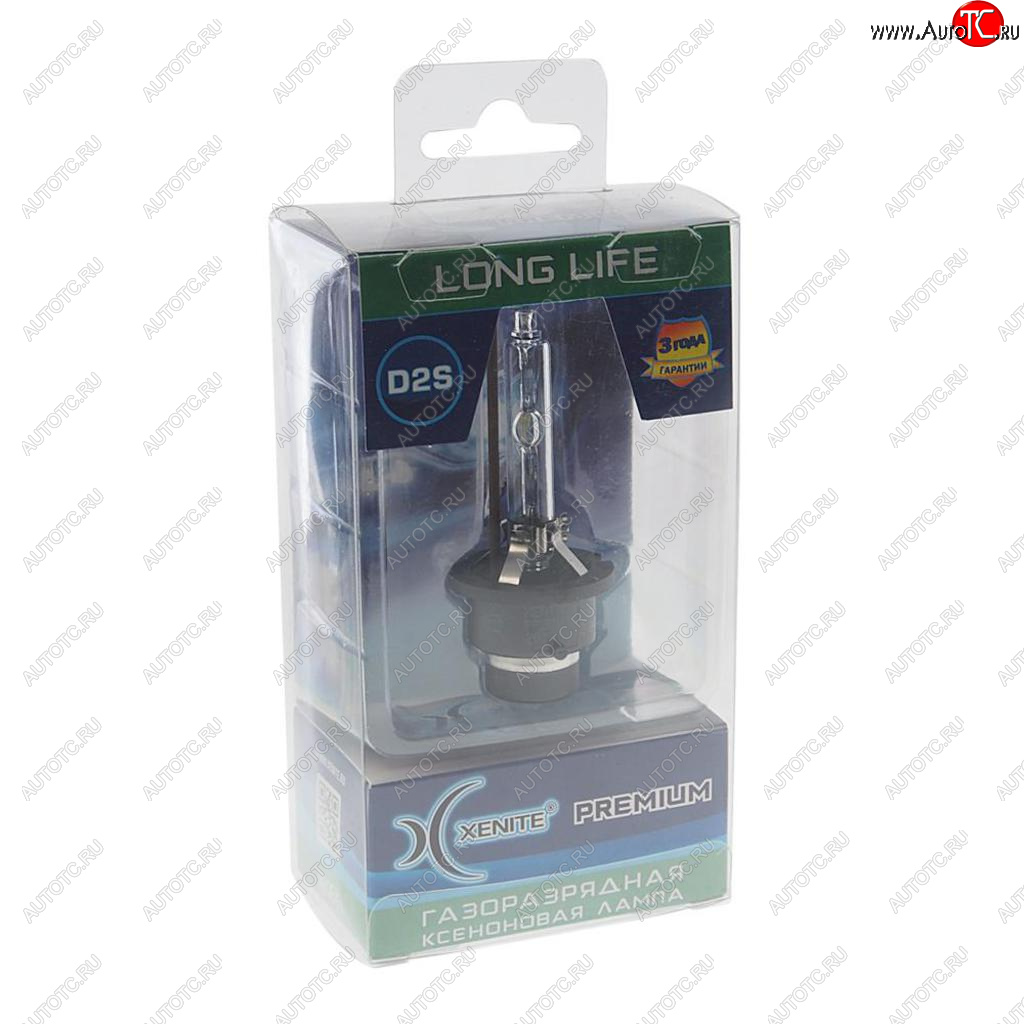 1 159 р. Лампа ксеноновая D2S P32d-2 5000K бокс (1шт.) Long Life Premium XENITE XENITE 1002032 XENITE 1002032  с доставкой в г. Керчь