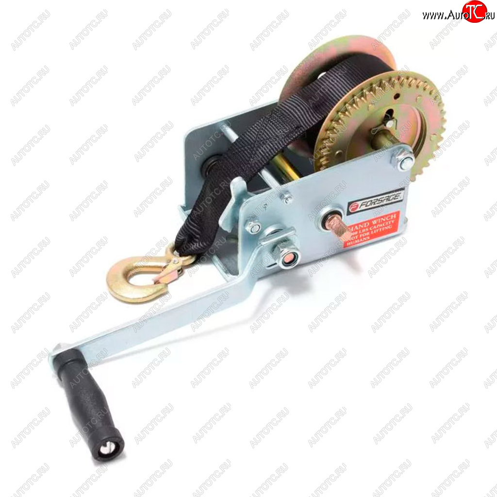 4 899 р. Лебедка барабанная 0.90т L=10м ленточная ROCKFORCE ROCKFORCE rf-trt1201s  с доставкой в г. Керчь