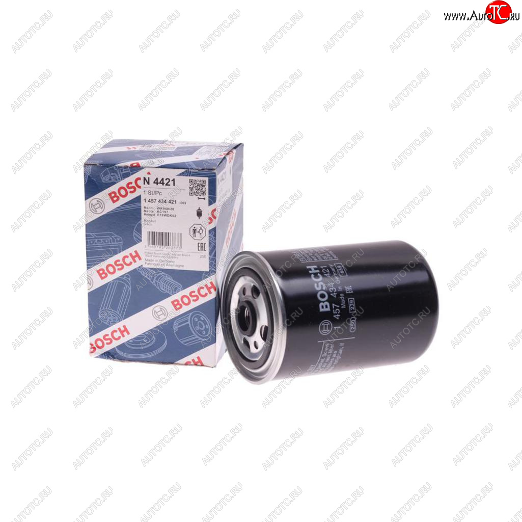 1 299 р. Фильтр топливный RENAULT Premium,Midlum,Kerax,ЯМЗ (дв.E-TECH ЕВРО-3) (00-) BOSCH BOSCH 1457434421  с доставкой в г. Керчь