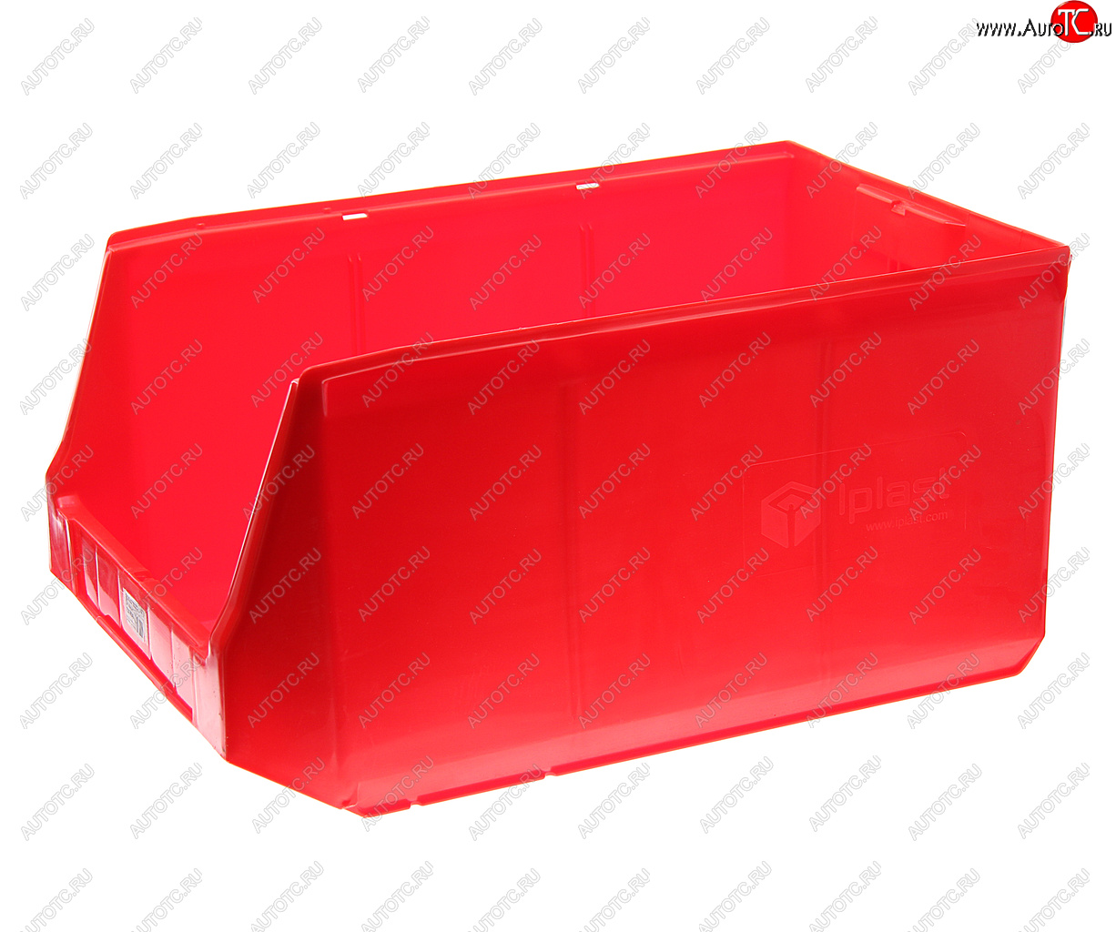 729 р. Лоток складской 500х300х250мм красный IPLAST IPLAST ip-378743  с доставкой в г. Керчь