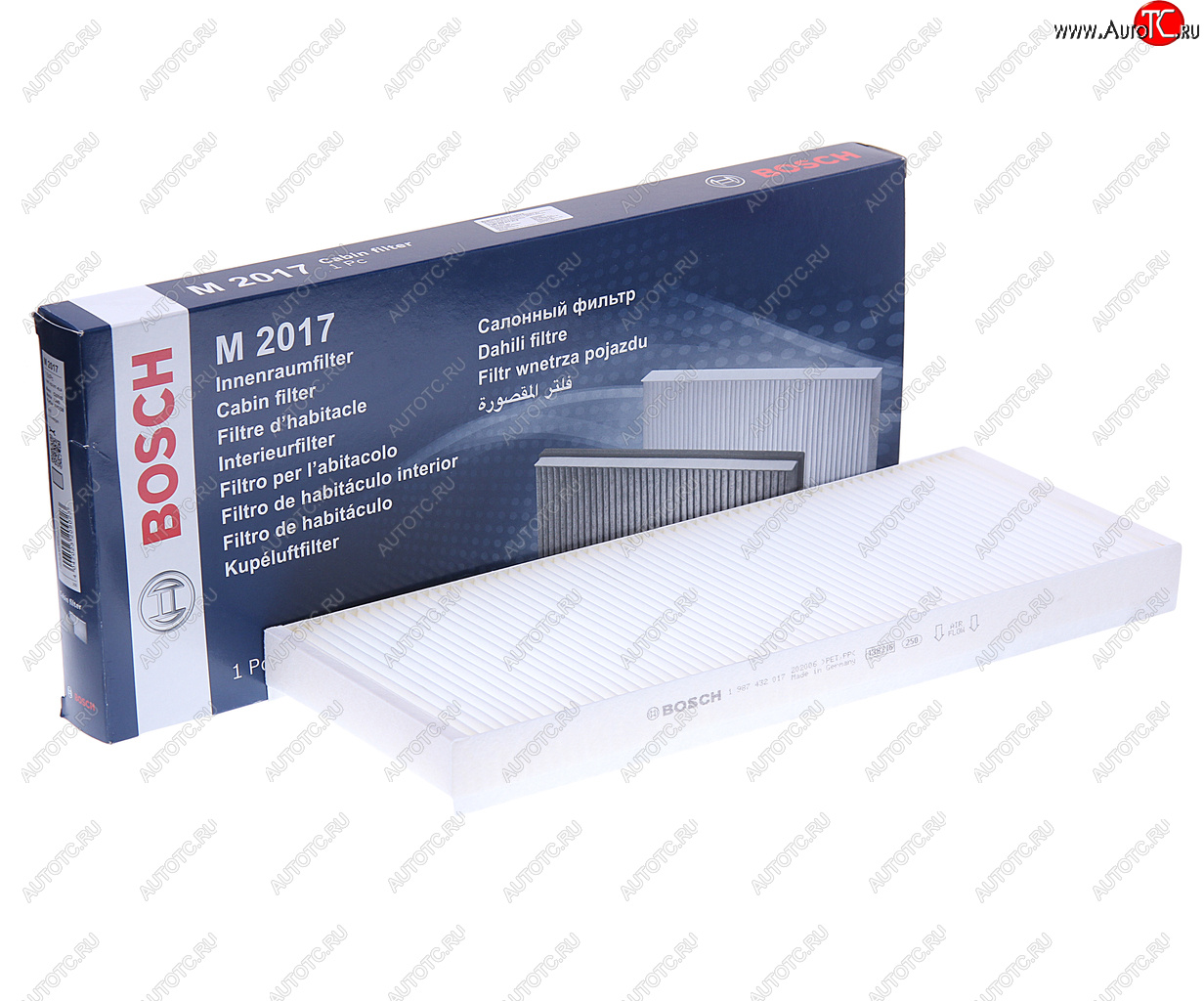 679 р. Фильтр воздушный салона VW Passat B5 (97-00) AUDI A4 (95-01) BOSCH BOSCH 1987432017  с доставкой в г. Керчь