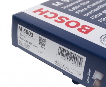 1 699 р. Фильтр воздушный салона BMW 1 (F20,F21),3 (F30,F31,F34) (11-) (1.4/2.0) BOSCH BOSCH 1987435003 BOSCH 1987435003  с доставкой в г. Керчь. Увеличить фотографию 2