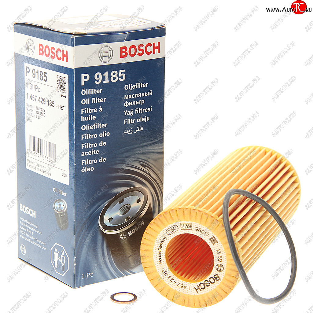 849 р. Фильтр масляный BMW 1 (E87),3 (E90,E46),5 (E60),7 (E65),X3 (E83) (TDI) BOSCH BOSCH 1457429185  с доставкой в г. Керчь
