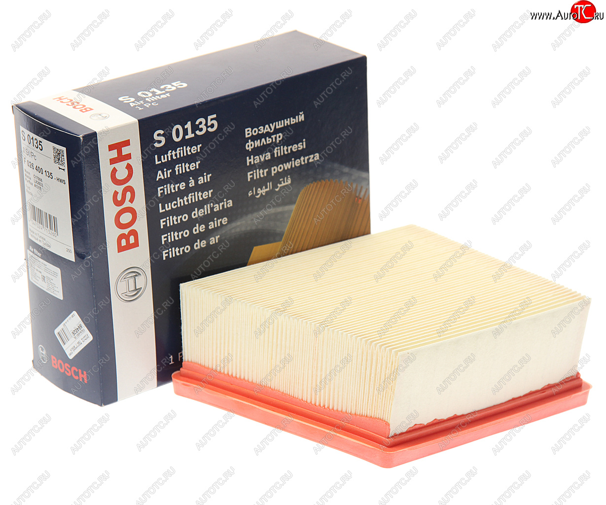 999 р. Фильтр воздушный FORD Fiesta (08-) BOSCH BOSCH f026400135 BOSCH f026400135  с доставкой в г. Керчь