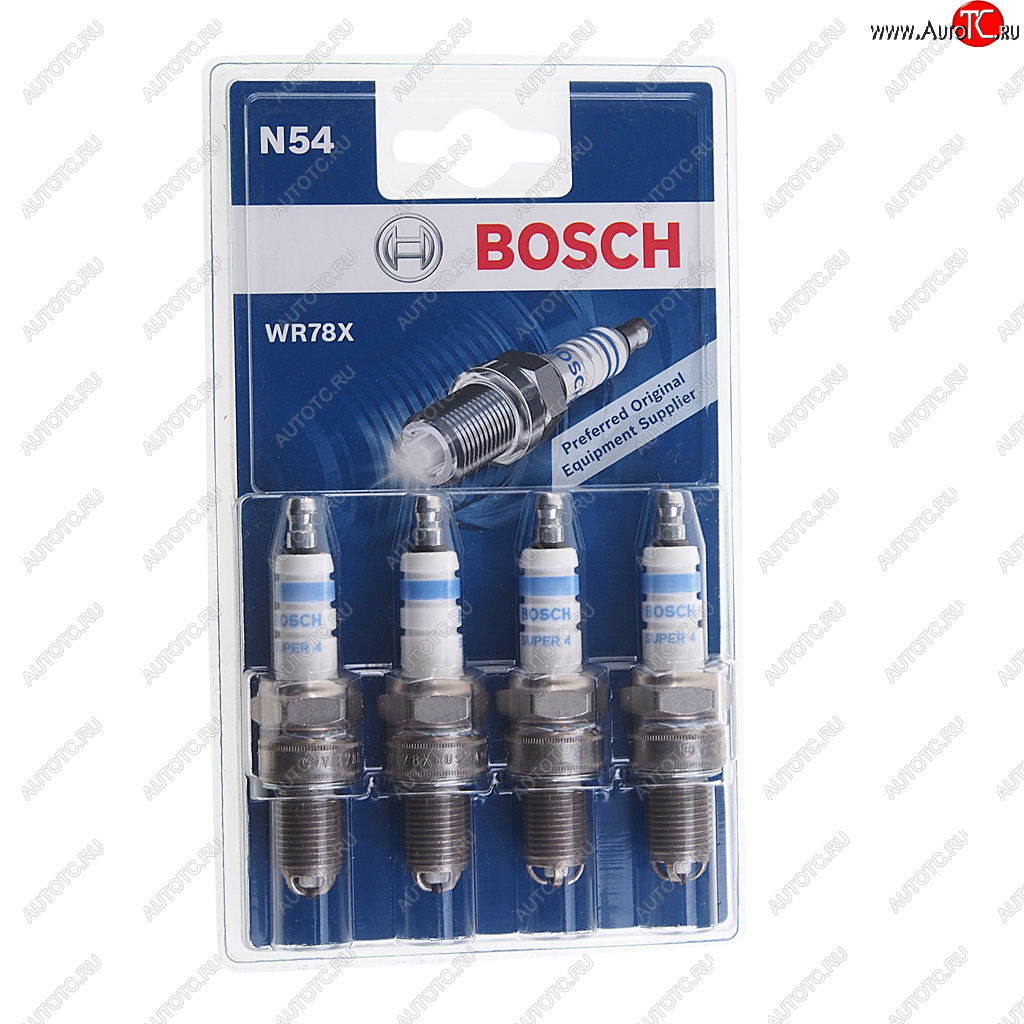 1 759 р. Свеча зажигания ВАЗ-2111 (8 кл.) комплект BOSCH BOSCH 0242232804  с доставкой в г. Керчь