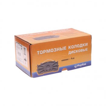 3 799 р. Колодки тормозные ГАЗон Next передниезадние (4шт.) МАРКОН МАРКОН 31200270  с доставкой в г. Керчь. Увеличить фотографию 2