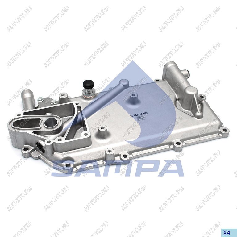 7 749 р. Крышка радиатора SCANIA масляного (маслоохладителя) SAMPA SAMPA 043.078  с доставкой в г. Керчь