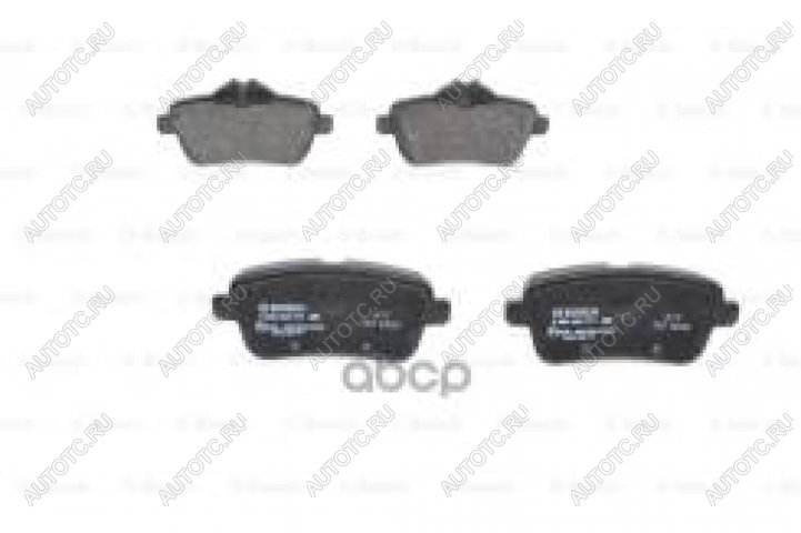 2 699 р. Колодки тормозные задние (4шт.) BOSCH Mercedes-Benz ML class W166 (2011-2015)  с доставкой в г. Керчь