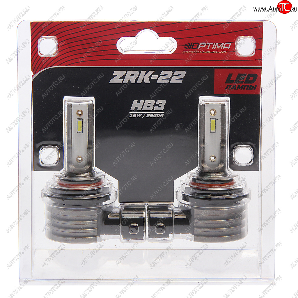 2 699 р. Лампа светодиодная 12V HB3 P20d (2шт.) OPTIMA OPTIMA z-hb3  с доставкой в г. Керчь