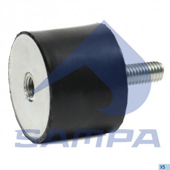 181 р. Подушка MAN глушителя с резьбой (внутреннейнаружной M8х2340х30) SAMPA SAMPA 020.090  с доставкой в г. Керчь. Увеличить фотографию 1