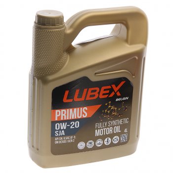 3 499 р. Масло моторное PRIMUS SJA SN+RC GF-5 0W20 синт.4л LUBEX LUBEX l034-1331-0404  с доставкой в г. Керчь. Увеличить фотографию 1