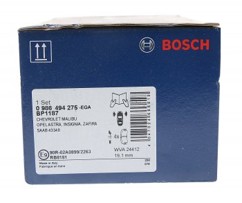 3 599 р. Колодки тормозные передние R17 (4шт.) BOSCH Opel Astra J GTC (2011-2018)  с доставкой в г. Керчь. Увеличить фотографию 3