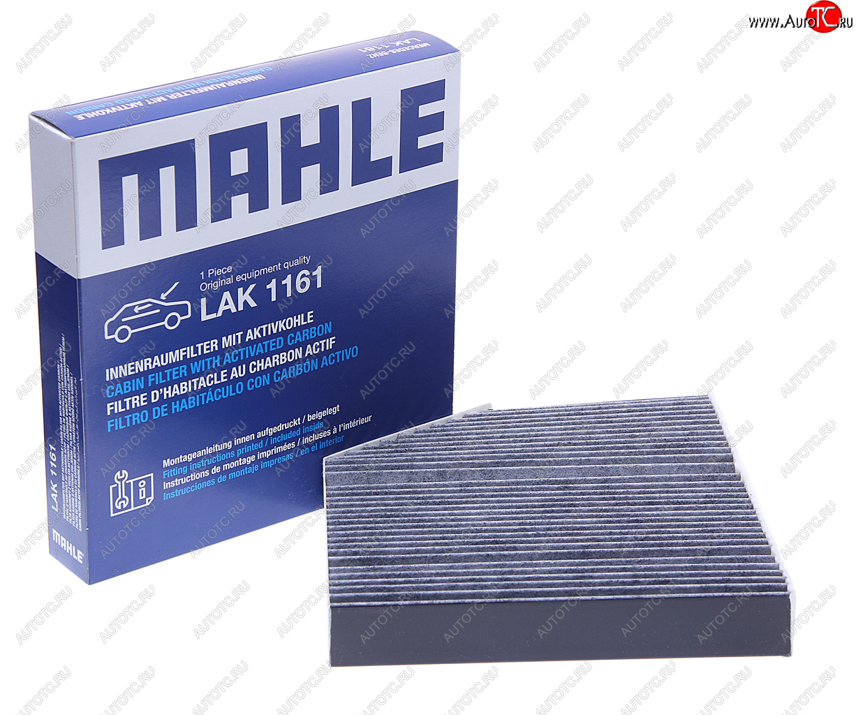3 879 р. Фильтр воздушный салона MERCEDES C (W205) (13-) E (W213) угольный MAHLE MAHLE lak1161  с доставкой в г. Керчь