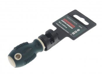 153 р. Отвертка шлицевая SL 6.5х30мм магнитная c держателем Profi S2 ROCKFORCE ROCKFORCE rf-70365030  с доставкой в г. Керчь. Увеличить фотографию 1
