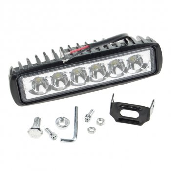 699 р. Фары дополнительные MIS-18 White SPOT диодная, дальний 160х45мм (JR-YZ) 12V MISTAR MISTAR mis-18w-spot  с доставкой в г. Керчь. Увеличить фотографию 2