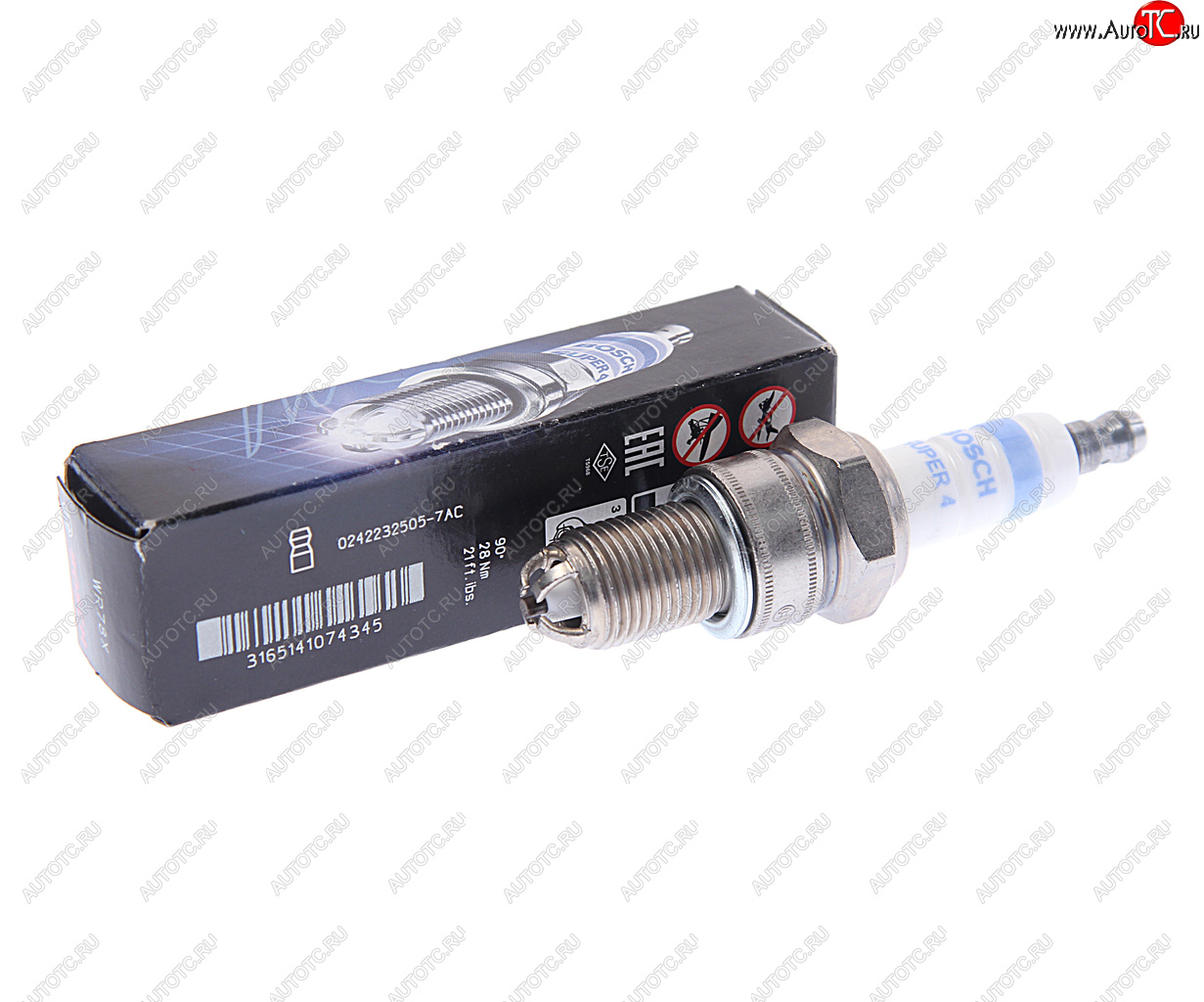 399 р. Свеча зажигания ВАЗ-2111 V8 WR78X BOSCH BOSCH 0242232505  с доставкой в г. Керчь