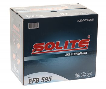 18 449 р. Аккумулятор SOLITE EFB Asia 80Ач обратная полярность SOLITE 6ст80(0) s95l  с доставкой в г. Керчь. Увеличить фотографию 3