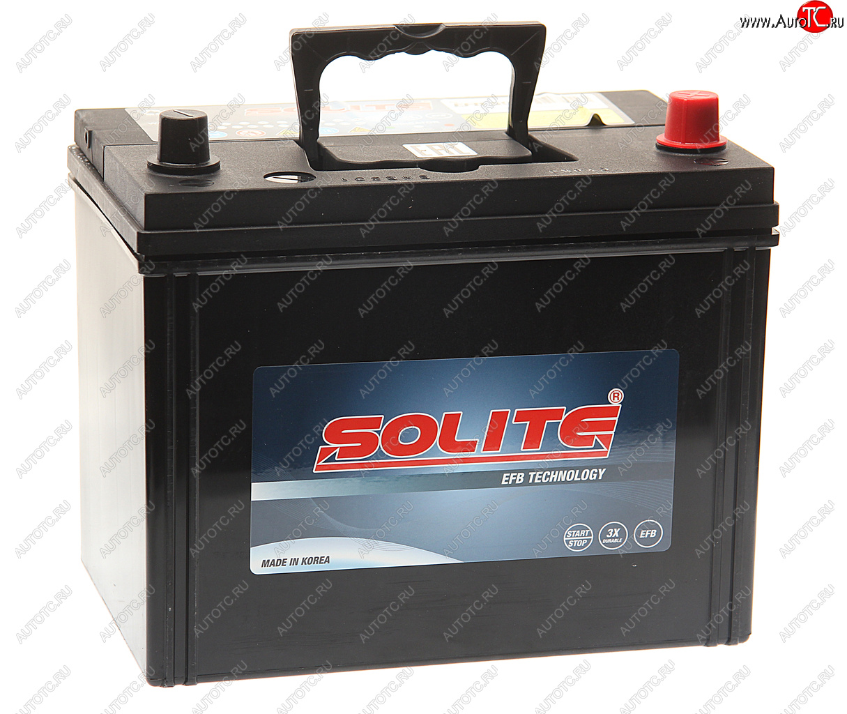 18 449 р. Аккумулятор SOLITE EFB Asia 80Ач обратная полярность SOLITE 6ст80(0) s95l  с доставкой в г. Керчь