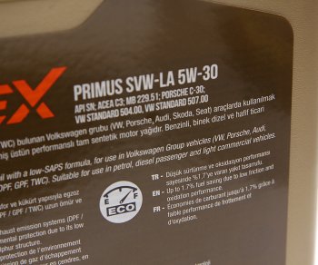 6 699 р. Масло моторное PRIMUS SVW-LA SN C3 5W30 синт.4л LUBEX LUBEX l034-1624-0404  с доставкой в г. Керчь. Увеличить фотографию 2