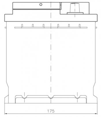 12 649 р. Аккумулятор VOLTHOR Ultra 74Ач обратная полярность VOLTHOR 6ст74(0) 57412  с доставкой в г. Керчь. Увеличить фотографию 3