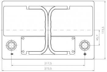 12 649 р. Аккумулятор VOLTHOR Ultra 74Ач обратная полярность VOLTHOR 6ст74(0) 57412  с доставкой в г. Керчь. Увеличить фотографию 4
