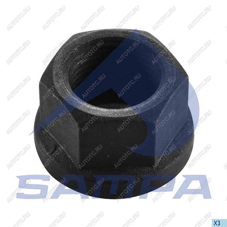 240 р. Гайка колеса MERCEDES BPW IVECO MAN (M20х1.5h-21ключ 27мм) юбка неподвижная SAMPA SAMPA 020.457  с доставкой в г. Керчь