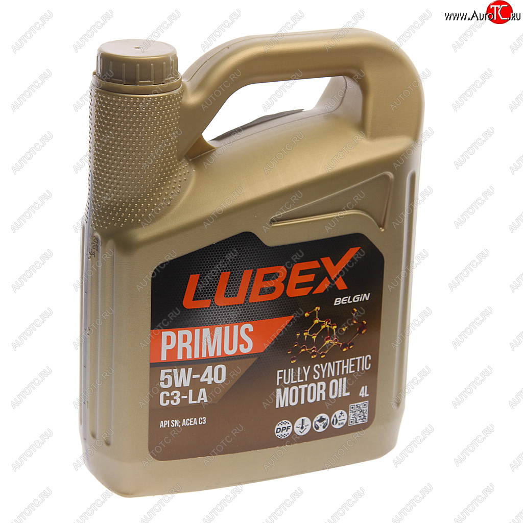 3 099 р. Масло моторное PRIMUS C3-LA SN C3 5W40 синт.4л LUBEX LUBEX l034-1297-0404  с доставкой в г. Керчь