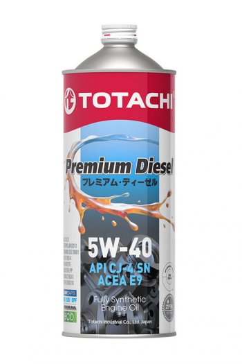 1 389 р. Масло дизельное PREMIUM DIESEL CJ-4E9SMA3B4 5W40 синт.1л TOTACHI TOTACHI 11701  с доставкой в г. Керчь. Увеличить фотографию 1