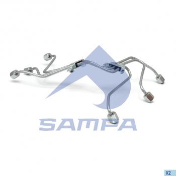 4 999 р. Трубка топливная DAF комплект SAMPA SAMPA 050.638  с доставкой в г. Керчь. Увеличить фотографию 1