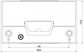 14 499 р. Аккумулятор VOLTHOR Ultra 95Ач обратная полярность VOLTHOR 6ст95(0) 59518 d31  с доставкой в г. Керчь. Увеличить фотографию 4