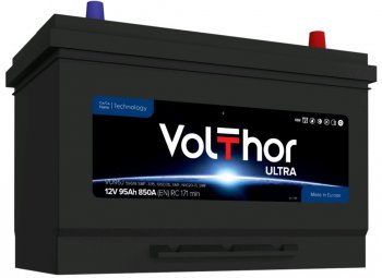 14 499 р. Аккумулятор VOLTHOR Ultra 95Ач обратная полярность VOLTHOR 6ст95(0) 59518 d31  с доставкой в г. Керчь. Увеличить фотографию 1