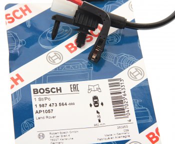 1 349 р. Датчик износа тормозных колодок LAND ROVER Range Rover (12-) задний (1шт.) BOSCH BOSCH 1987473564  с доставкой в г. Керчь. Увеличить фотографию 2