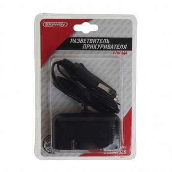 369 р. Разветвитель прикуривателя 3-х гнездовой 12V SKYWAY SKYWAY s02301026  с доставкой в г. Керчь. Увеличить фотографию 1