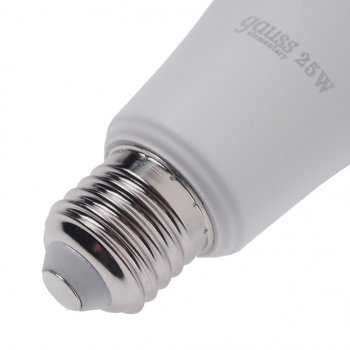 349 р. Лампа светодиодная E27 A67 25W (200W) 220V холодный GAUSS GAUSS 73235  с доставкой в г. Керчь. Увеличить фотографию 2