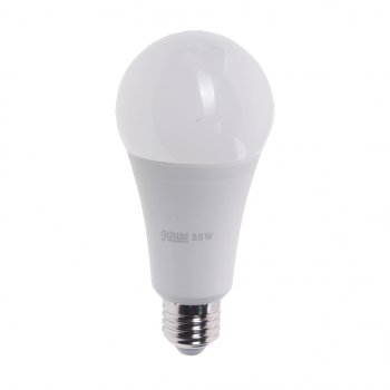 349 р. Лампа светодиодная E27 A67 25W (200W) 220V холодный GAUSS GAUSS 73235  с доставкой в г. Керчь. Увеличить фотографию 1